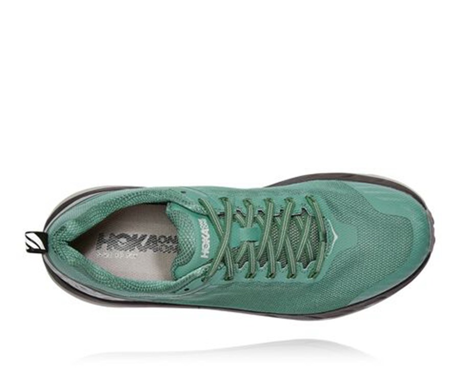 Tenis Hoka One One Trail Hombre Verdes - Challenger Atr 5 - FIUV30918